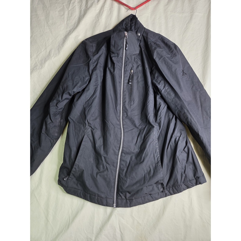ZeroXposur Men's M Softshell Jacket Black Fleece Lined Water Resistant Zip Up